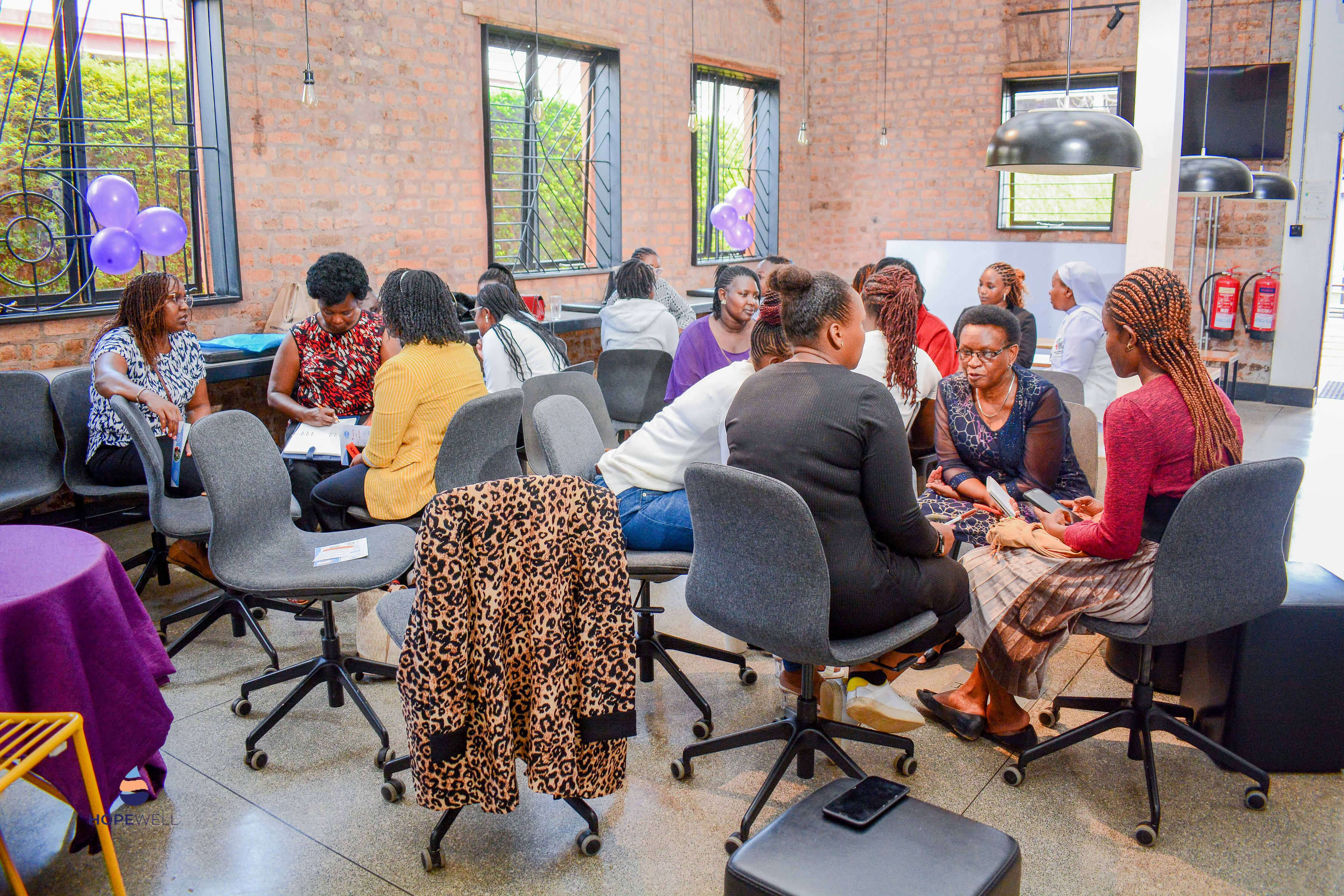 Hopewell team facilitating a workshop